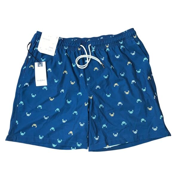 Men's Swim Trunk Shorts Swimwear Quick Dry Swimsuit Sz Large Goodfellow & Co - Picture 2 of 6